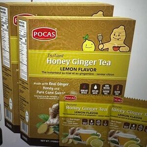 Honey Ginger Tea Lemon Flavor pack of two